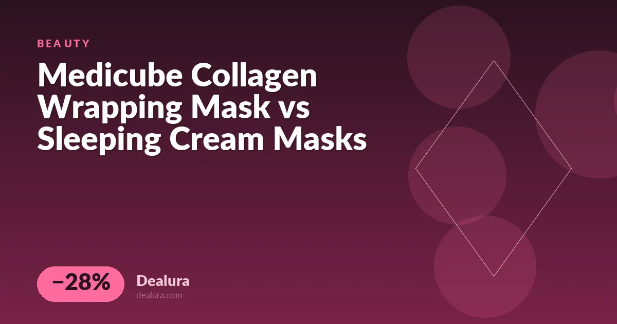 Medicube Collagen Wrapping Mask vs Sleeping Cream Masks