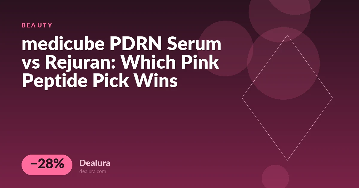 medicube PDRN Serum vs Rejuran: Which Pink Peptide Pick Wins